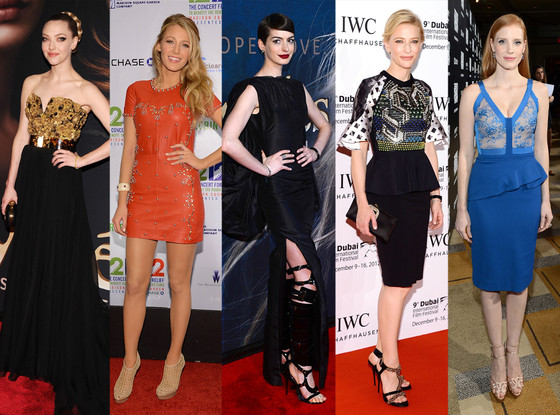 Amanda Seyfried, Blake Lively, Anne Hathaway, Cate Blanchett, Jessica Chastain Amanda Seyfried, Blake Lively, Anne Hathaway, Cate Blanchett, Jessica Chastain